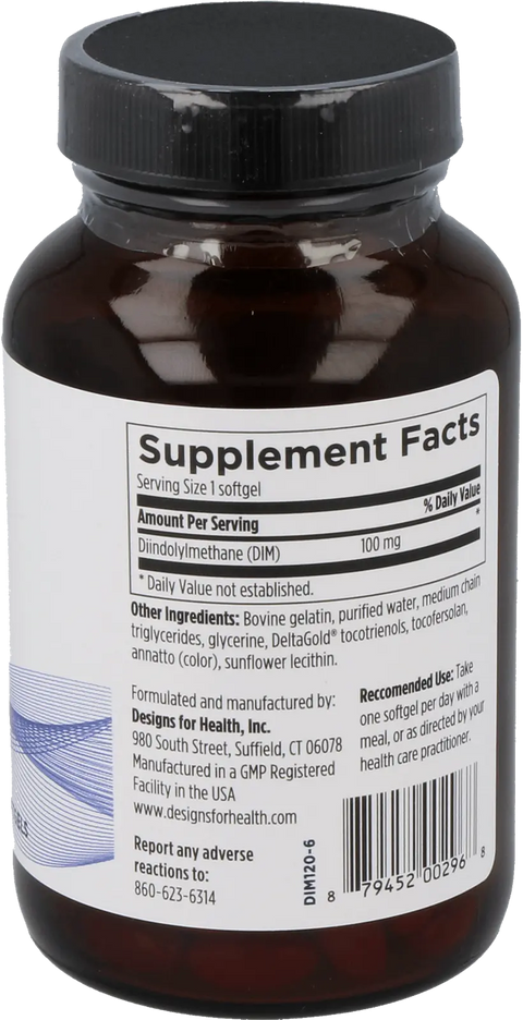 DIM-Evail™ 120 SoftGel Designs Design for Health