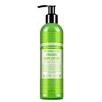 Dr Bronner's Loção Biológica Patchouli e Lima 240ml - Viva Saudável