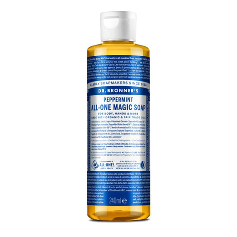 Dr Bronner's Sabonete Líquido Hortelã-Pimenta 240ml Viva Cosmética