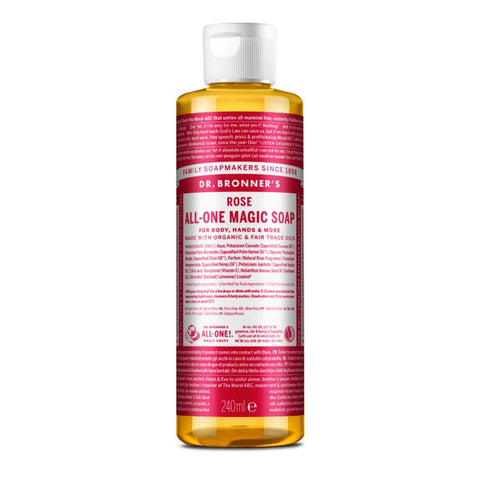 Dr Bronner's Sabonete Líquido Rosa 240ml Viva Cosmética