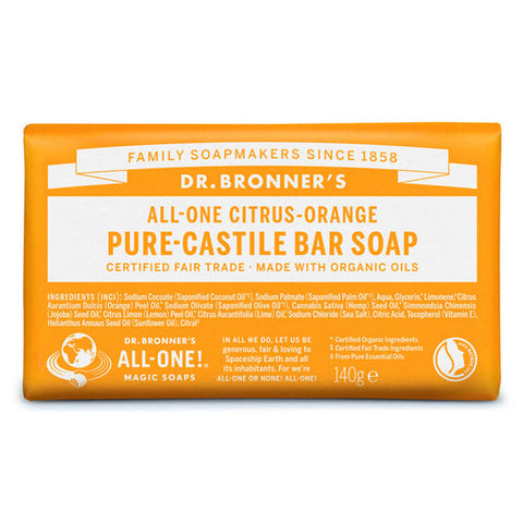 Dr Bronner's Sabonete Sólido Biológico Citrinos 140g Viva Cosmética