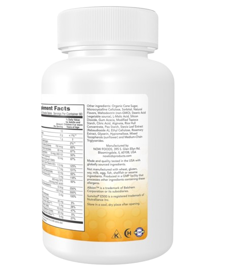 Kid's Vits Berry Blast 120 comprimidos masticables Now