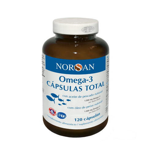 NORSAN Ómega-3 Cápsulas TOTAL 120 cápsulas — óleo de peixe em cápsulas com EPA e DHA