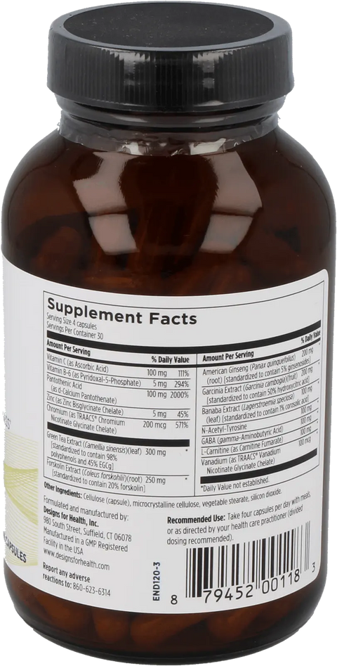 EndoTrim™ 120 Caps Designs Design for Health