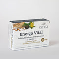 Energo Vital Bétula, frasco de 30 cápsulas com rhodiola rosea, eleuterococo, cordyceps e vitamina C