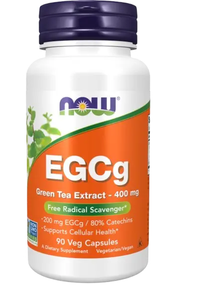 Extracto De Chá Verde: EGCG 400 mg 90 Caps Now NOW