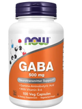 Gaba + Vitamina B6 500mg 100 cápsulas Now NOW