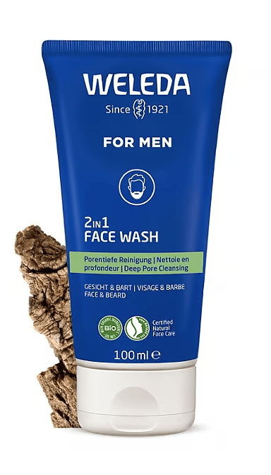 gel de limpeza 2 em 1 rosto e barba 100ml - Viva Saudável