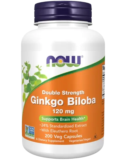 Ginkgo Biloba 120mg 50caps Now NOW