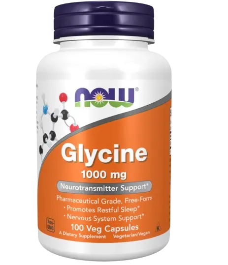 Glycine 1000 mg 100 caps Now NOW