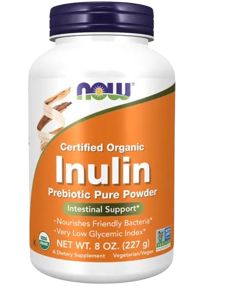 Inulin  Pó Pure 227gr Now NOW