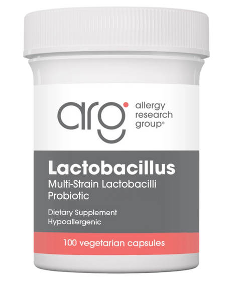 Lactobacillus Planatrum 100 Caps Allergy Research Group Allergy Research