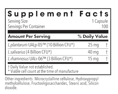 Lactobacillus Planatrum 100 Caps Allergy Research Group - Viva Saudável