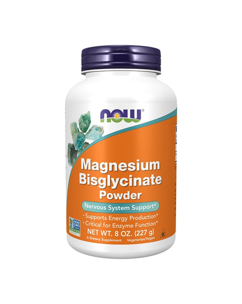 Magnesium Bisglycinate Pó 227 gr Now Foods NOW