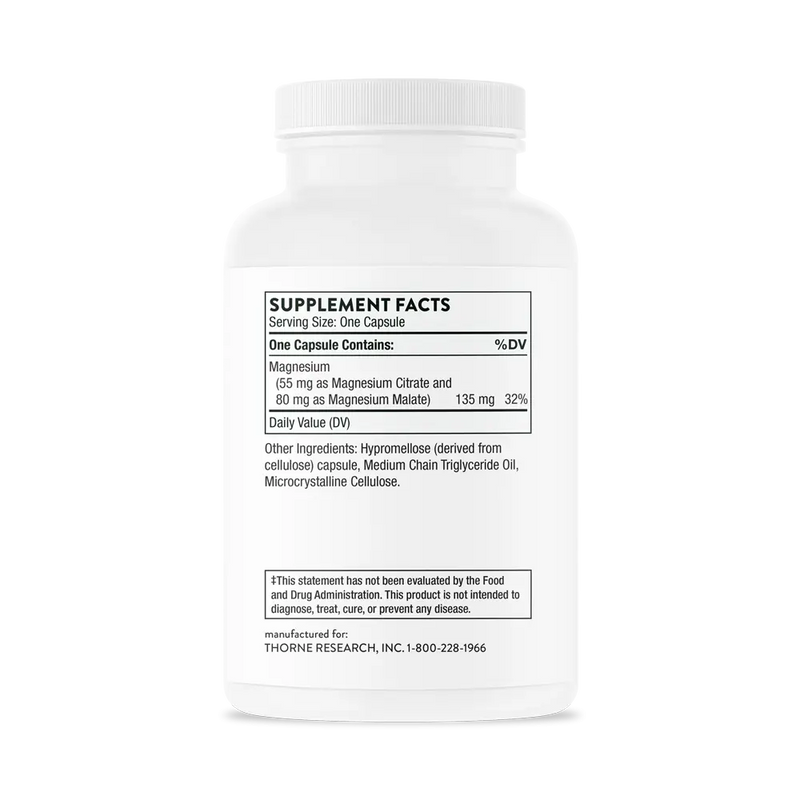 Magnesium  Citramate 90 Caps Thorne Research - Viva Saudável