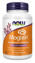 Magtein Magnésio Treonate 90 caps Now Foods NOW