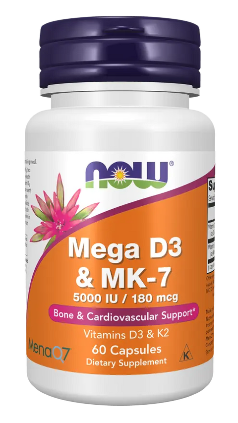 Mega D3 & MK-7 60 Caps Now NOW