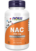 Nac Acetyl Cysteine 600mg 100caps  Now - Viva Saudável