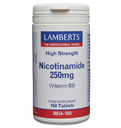 Nicotinamide 250mg 100 Comp. Lamberts - Viva Saudável
