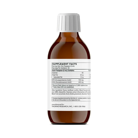 Omega Superb Liq. Lemon 250 ml Thorne Thorne Research