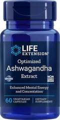 Optimised Ashwagandha Extract 60 caps Life Extension Life Extension