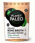 Organic Bone Broth Collagen Protein Herbal Defence 225g Planet Paleo - Viva Saudável