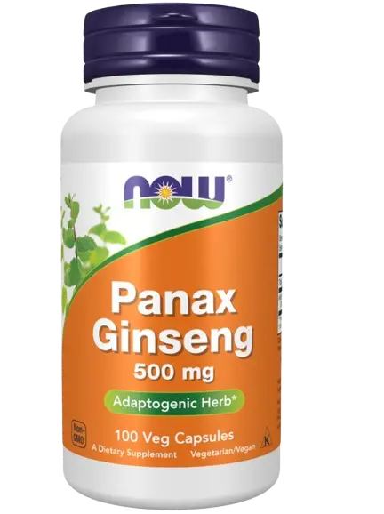 Panax Ginseng 500mg 100caps Now NOW
