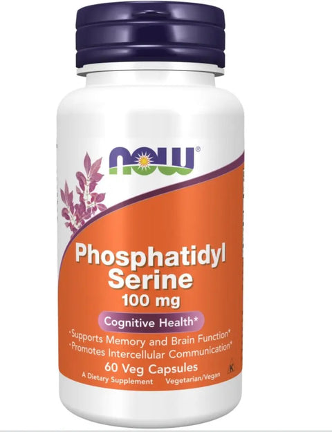 Phosphatidyl Serine 100 mg 60 Caps Now - Viva Saudável