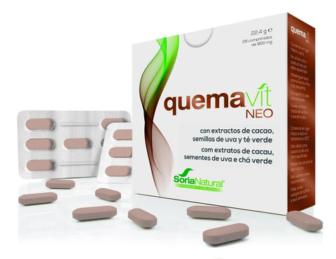Quemavit Neo 28 Comp Soria Natural - Viva Saudável