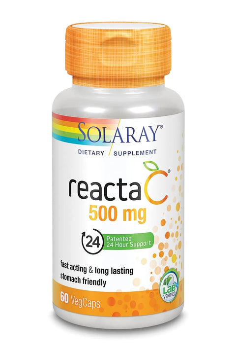 Reacta C 500 mg 60 Caps Veg Solaray Solaray