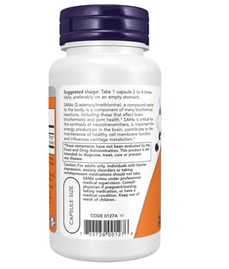 SAMe 200 mg 60 caps Now Foods NOW
