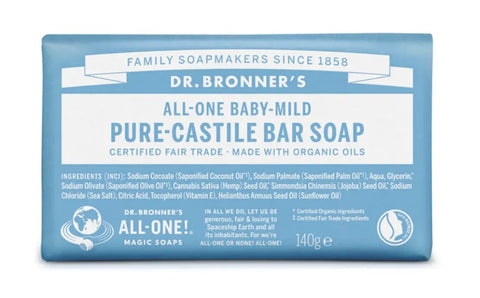 Sabonete Biológico Suave-Bebé 140 gr Dr. Bronner's Dr. Bonner's