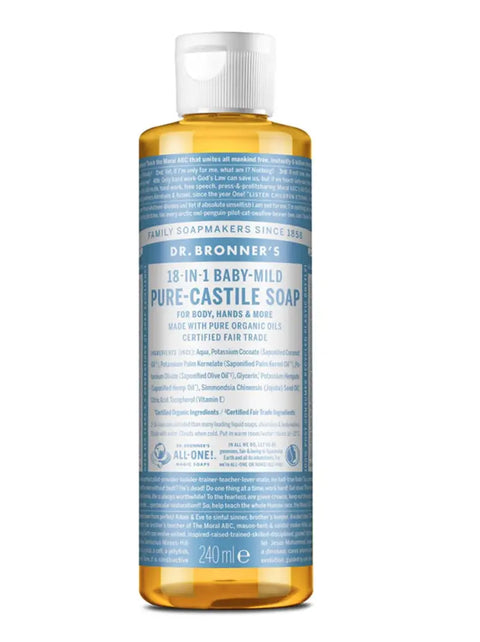 Sabonete Líquido Biológico – Suave-Bebé (sem perfume) 240 ml - Viva Saudável