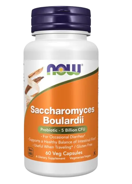 Saccharomyces Boularddi 60caps Now - Viva Saudável