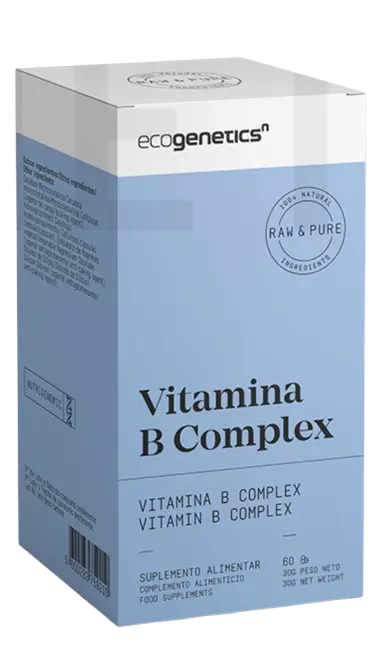 Vitamina B Complexo 30 Cápsulas Ecogenétics Ecogenetics