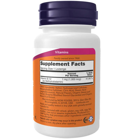 Vitamina B12 Methyl 100loz Now NOW