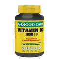 Vitamina D3 1000 iu 100 cápsulas  Good Care - Viva Saudável