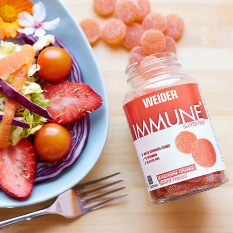 Weider Immune 60 Gummy Orange Flavor Weider