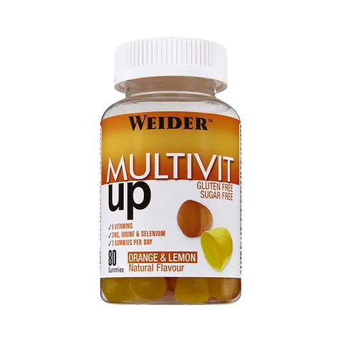 Weider Multivit up 80 Gummies Orange&Lemon Weider
