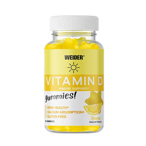 Weider Vitamina D 50 Gummies Lemon Weider
