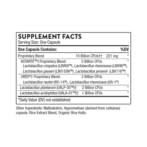 Women Daily Probiotic 30 Caps Thorne - Viva Saudável