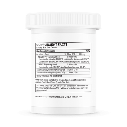 Women Daily Probiotic 30 Caps Thorne - Viva Saudável