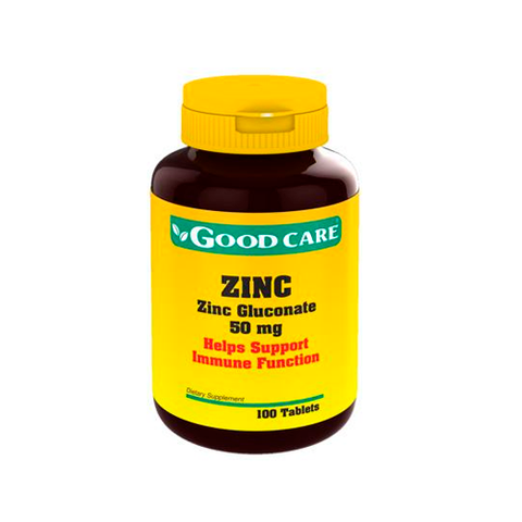 Zinc – zinc gluconate 50 mg 100 comprimidos Good Care Calendula