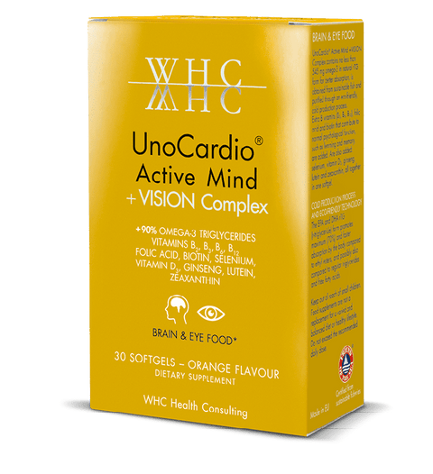 UnoCardio Active Mind + Vision Complex 30 SoftGel whc