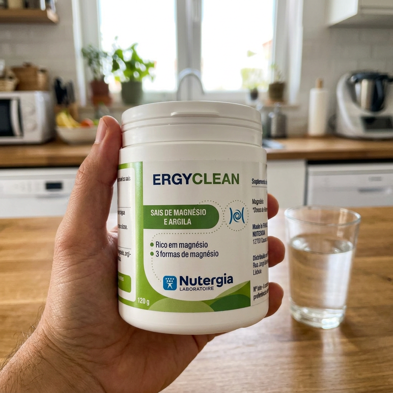 Adulto a segurar ErgyClean Nutergia
