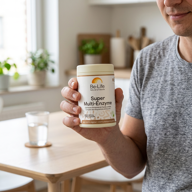 Adulto a segurar Super Multi-Enzyme Be-Life