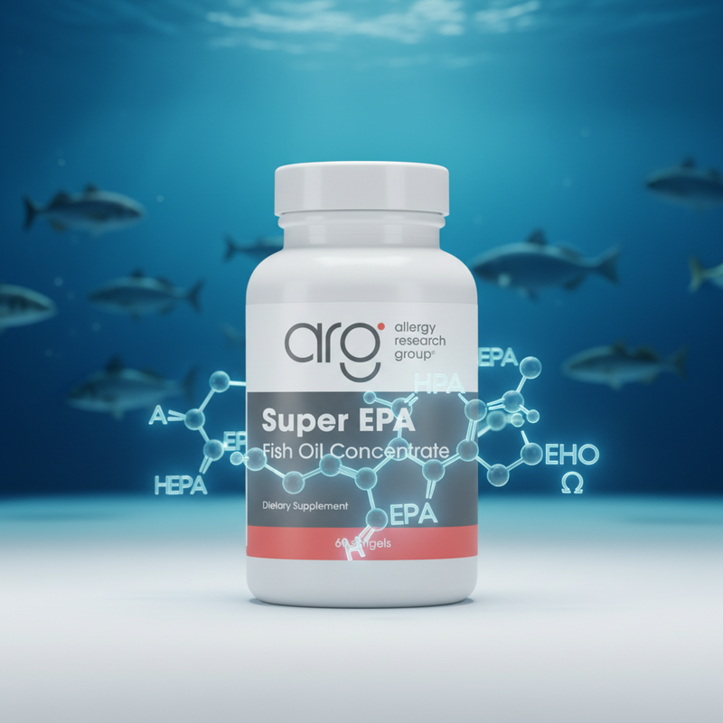 Super EPA Allergy Research Group – ilustração dos ingredientes