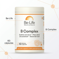 B Complex Be-Life com destaques informativos