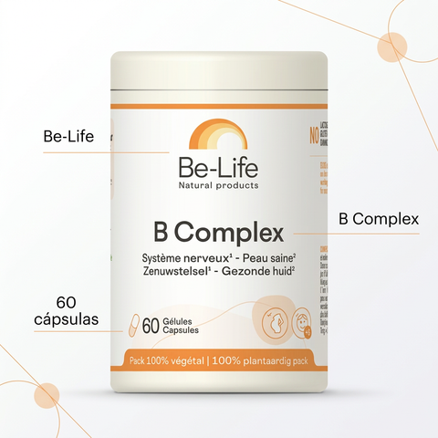 B Complex Be-Life com destaques informativos