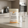 B Complex Be-Life numa bancada de cozinha